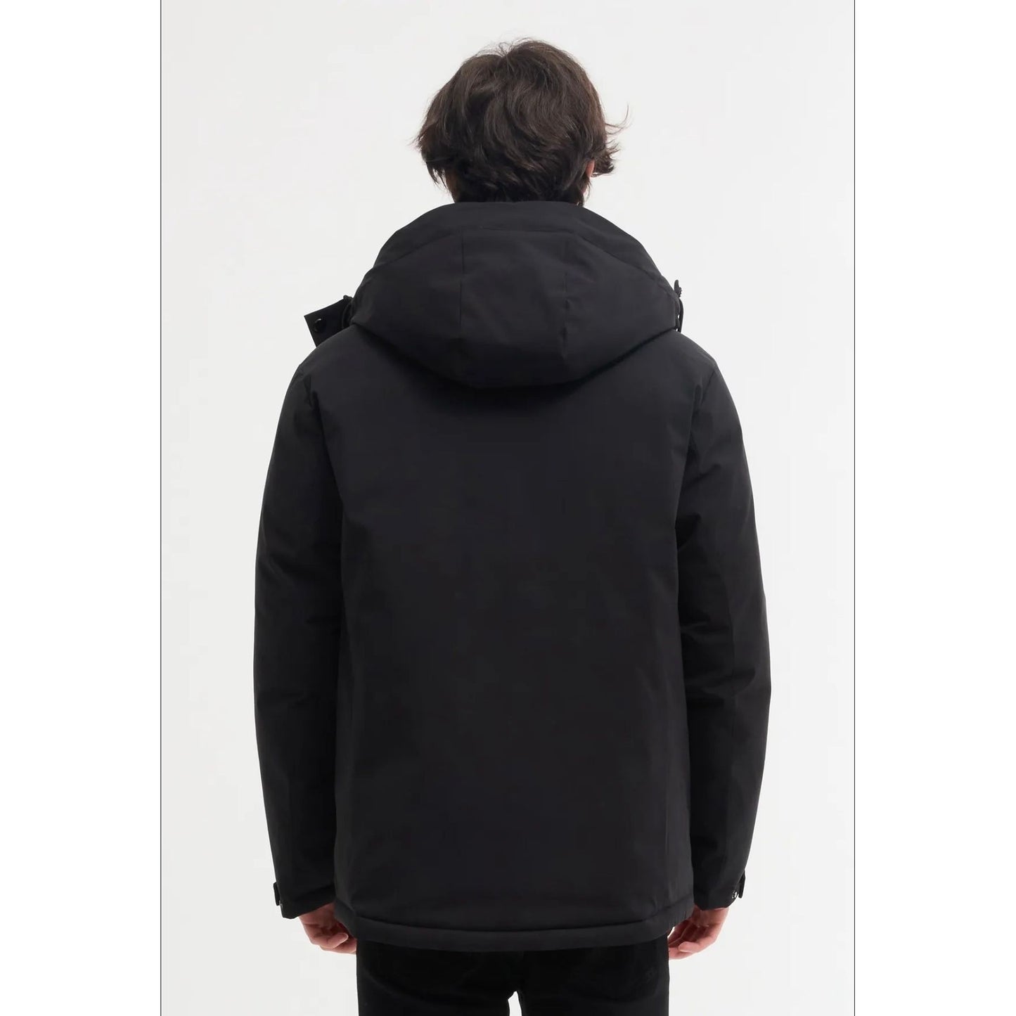 Parka Homme Capuche Noire – Chaude & Confortable pour l'Hiver