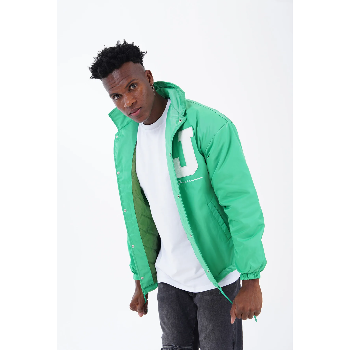 Veste Légère Homme Vert – Mi-Saison Naturelle & Tendance