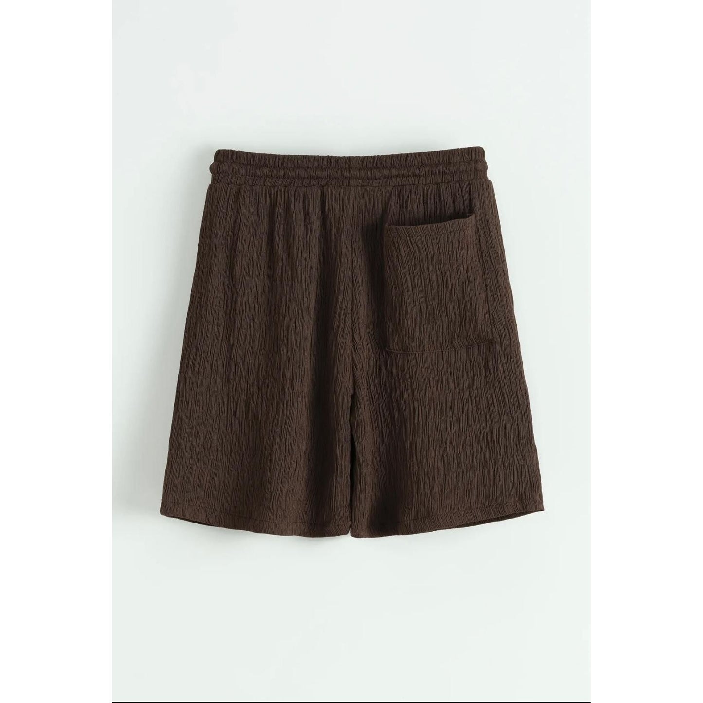 Ensemble Chemise & Short Marron Homme – Style Estival Minimaliste