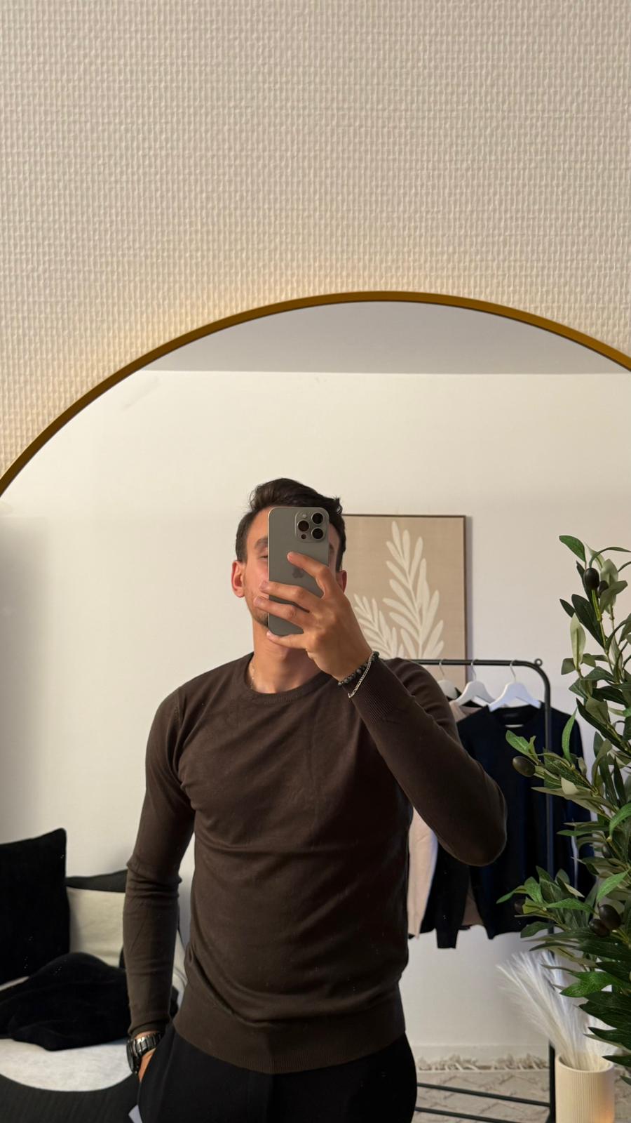 Pull Homme – Classique & Élégant à Manches Longues