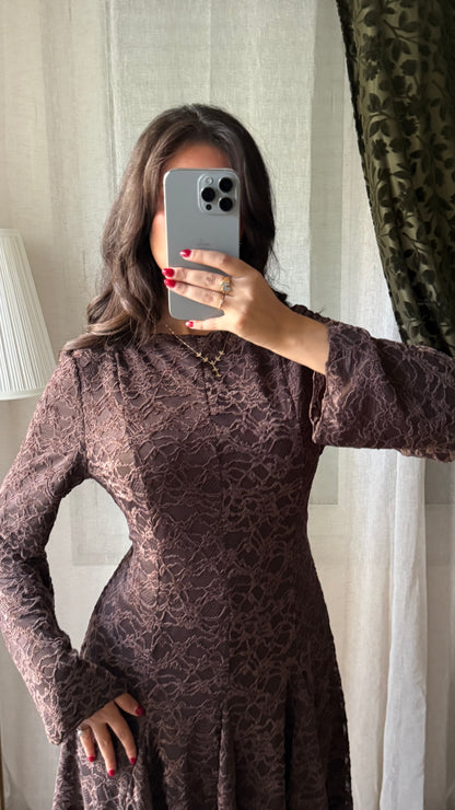 Robe Selma – Marron Chocolat
