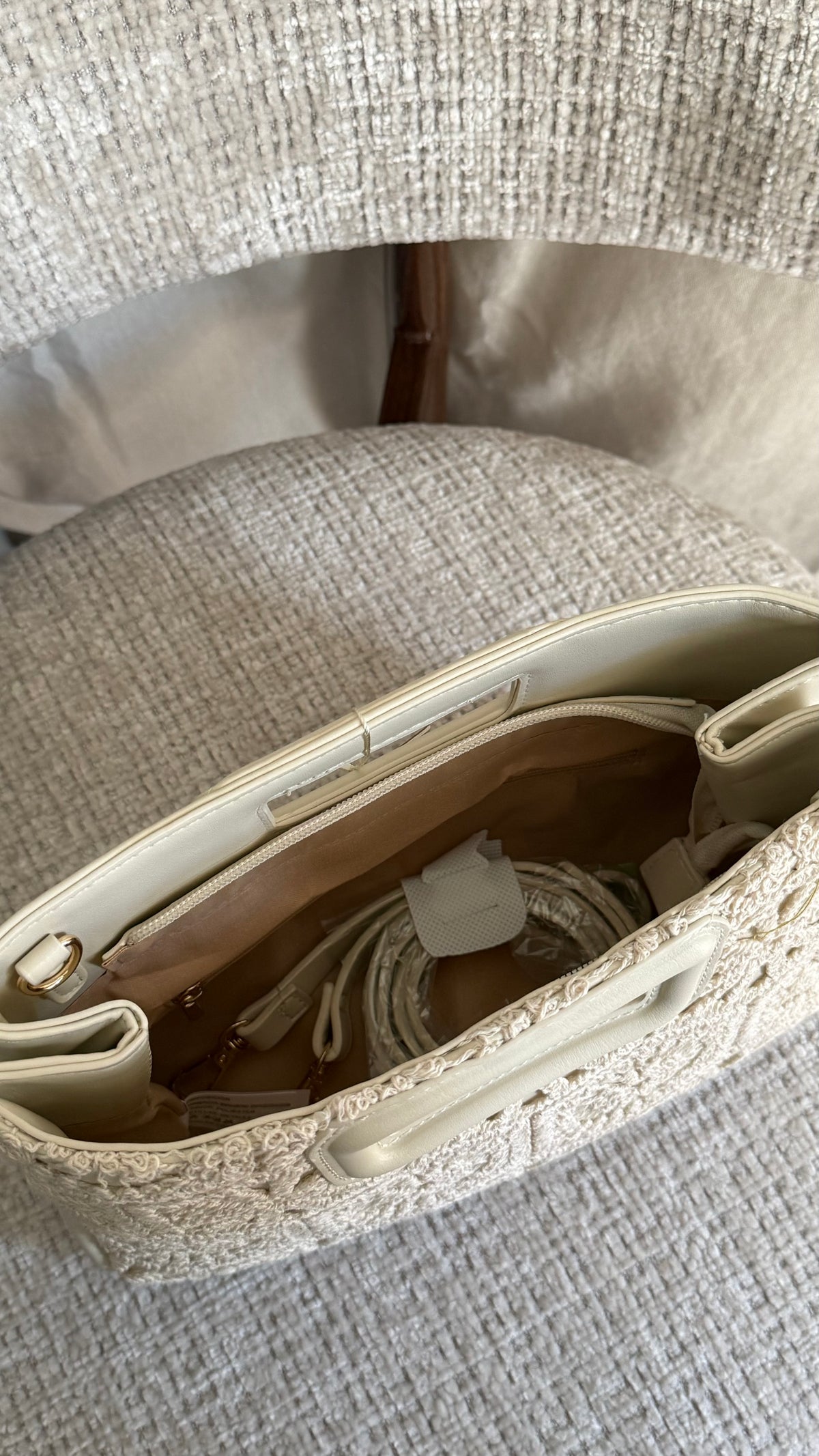 🤍 Sac Alya – Écru