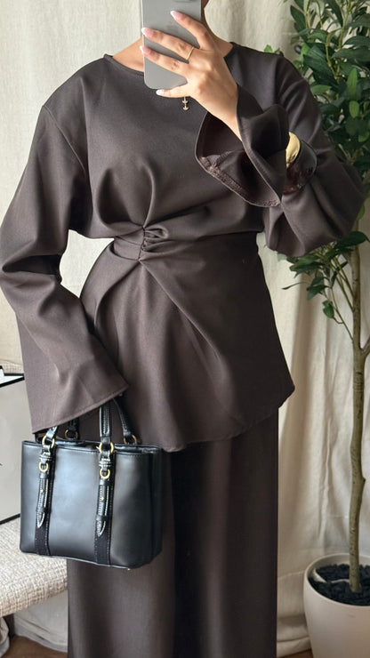 Ensemble pantalon Lilya / MARRON