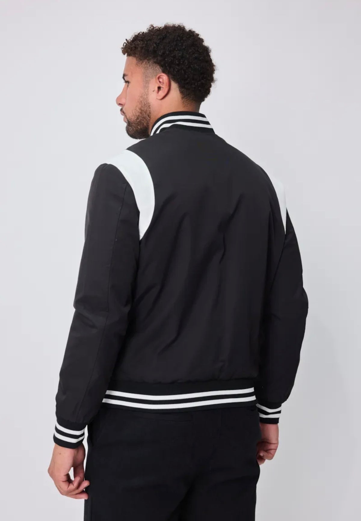 Veste style bombers bi couleur