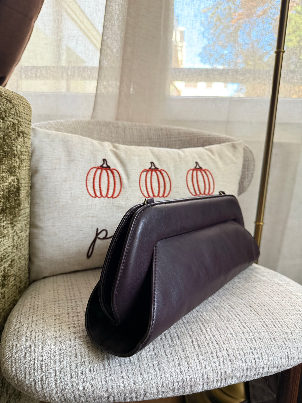 Sac à main prune