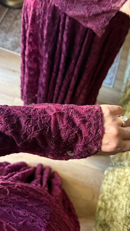 Robe Selma – bordeaux