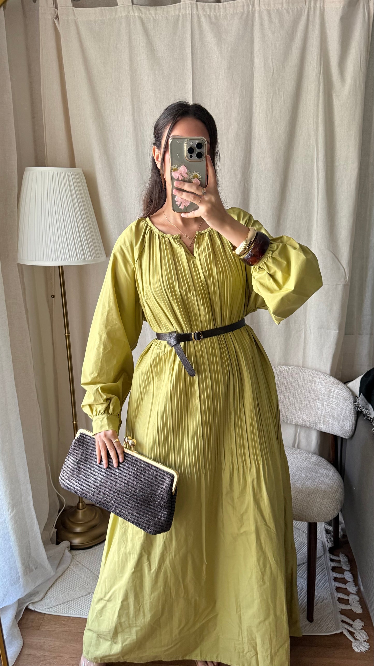 Robe sana 100% coton | Olive