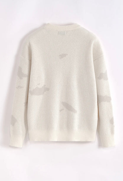 PULL COL ROND - Pullover - beige