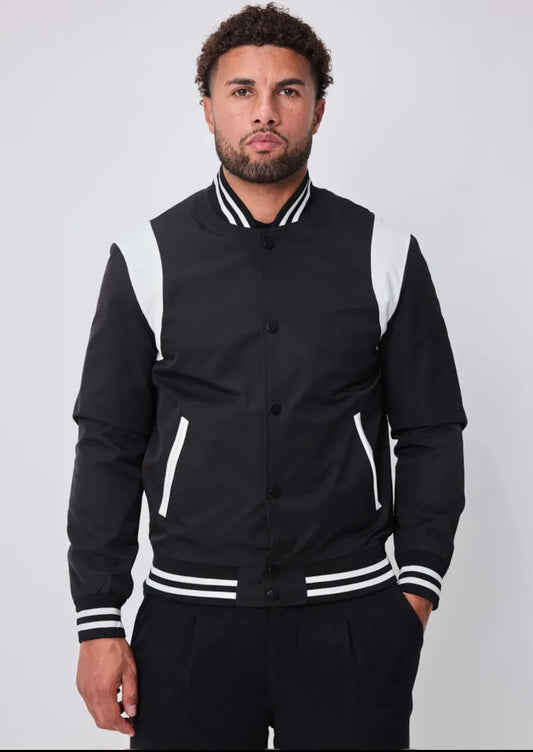 Veste style bombers bi couleur