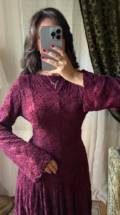 Robe Selma – bordeaux