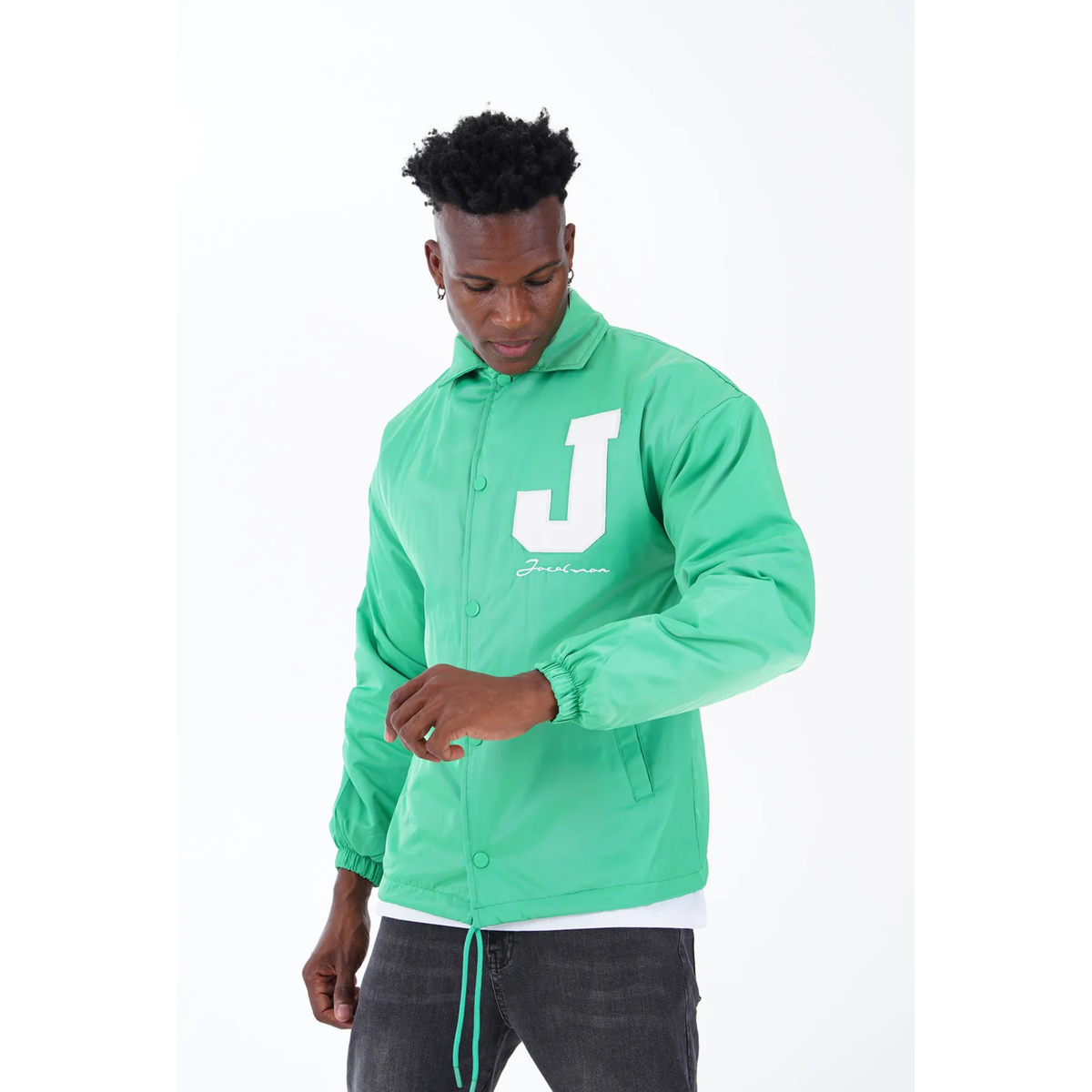 Veste légère homme vert mi-saison naturelle tendance Azayel