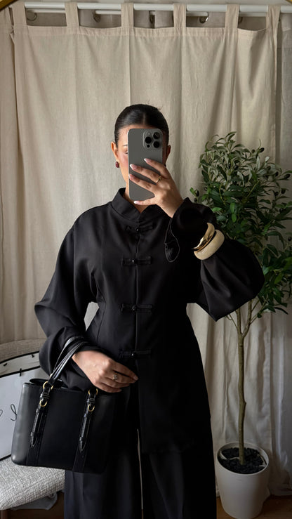 Ensemble pantalon Sakura / noir