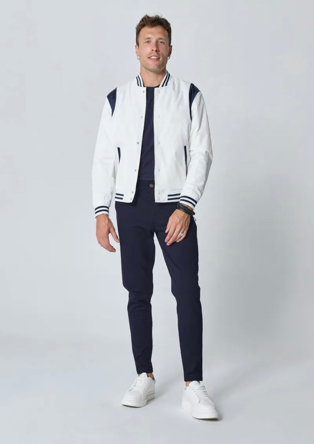 Veste style bombers bi couleur