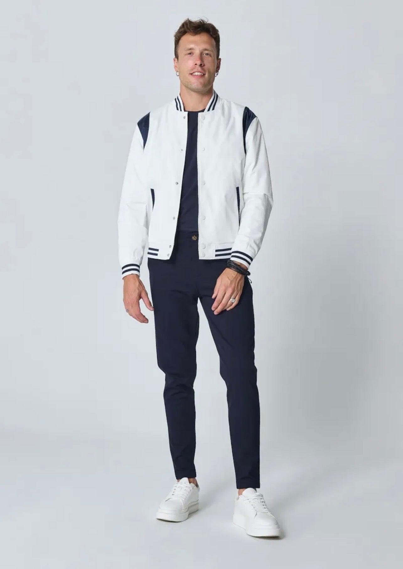 Veste style bombers bi couleur