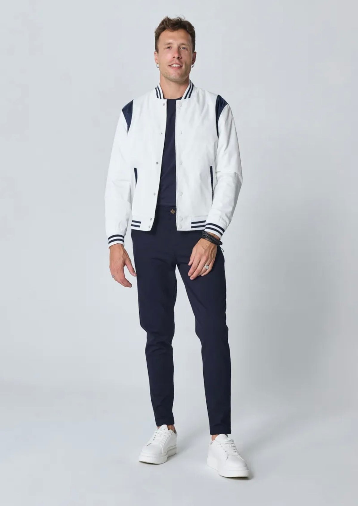 Veste style bombers bi couleur