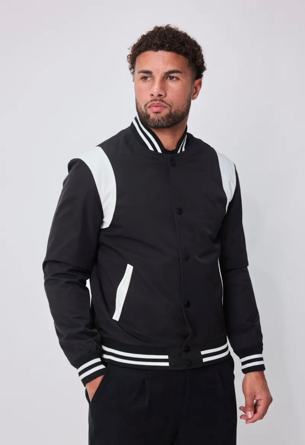 Veste style bombers bi couleur