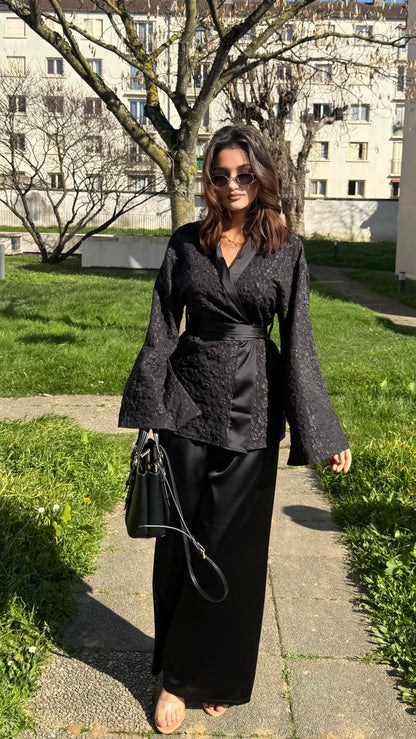 ENSEMBLE KIMONO BROCARD