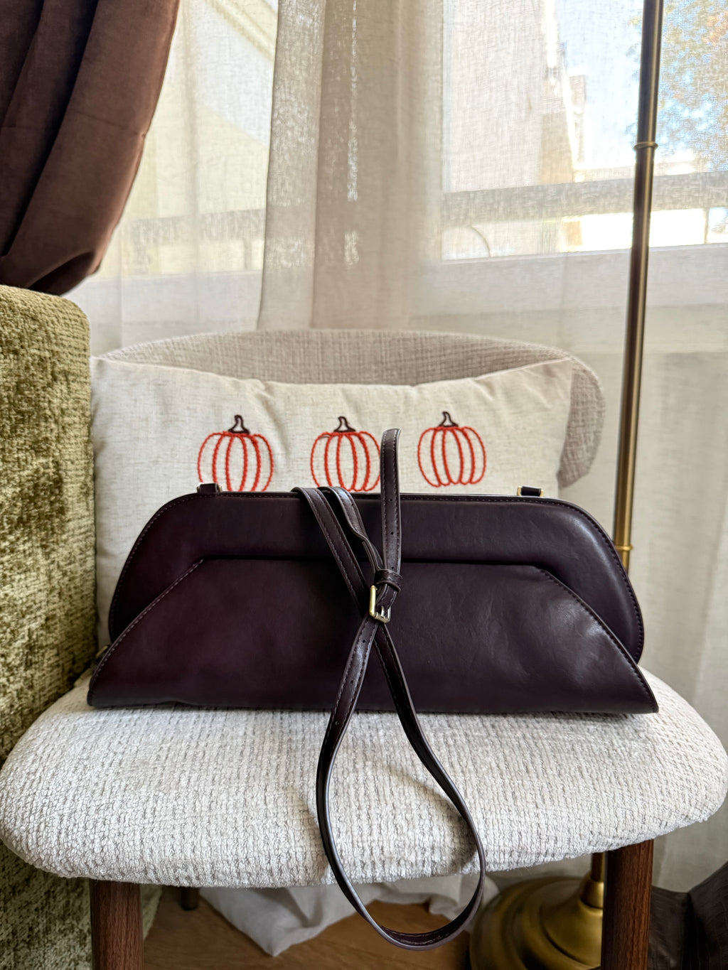 Sac à main prune