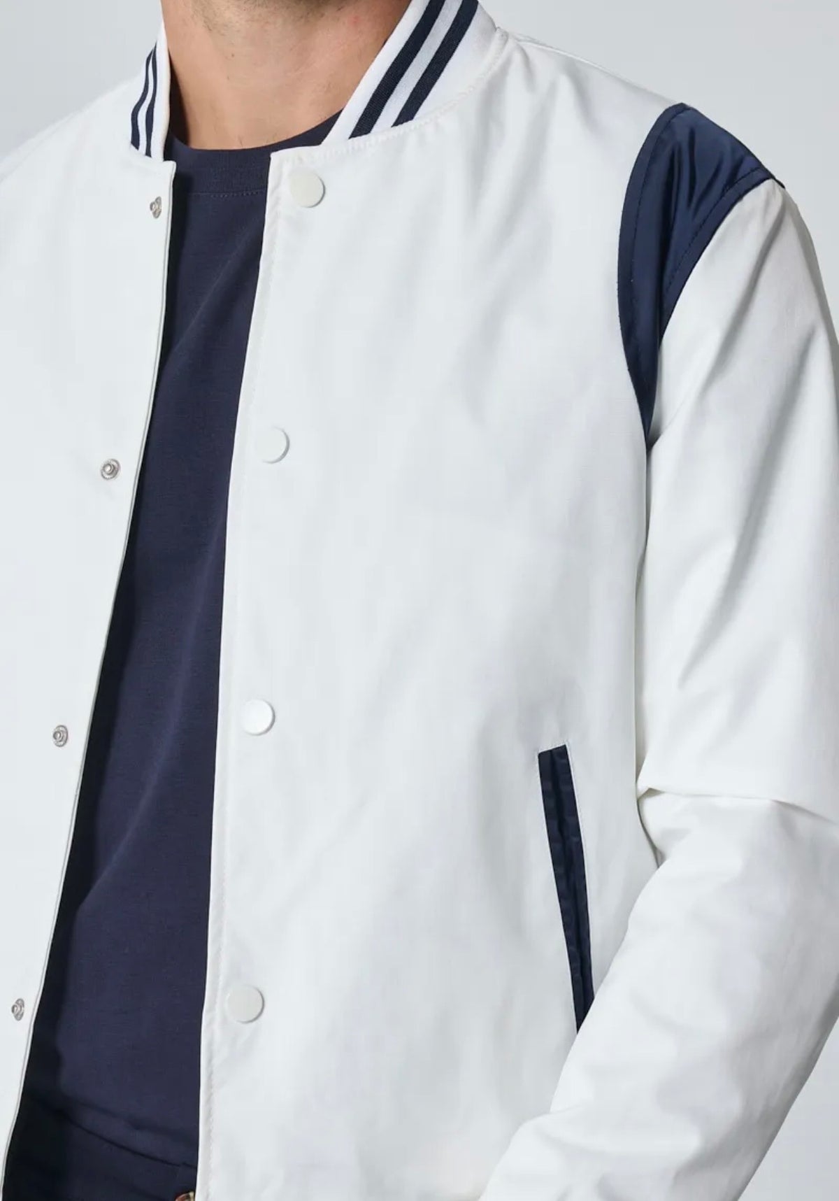 Veste style bombers bi couleur