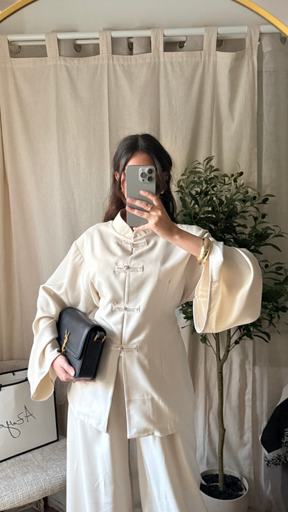 Ensemble pantalon Sakura / beige