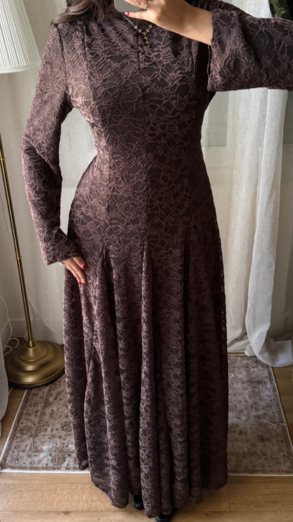 Robe Selma – Marron Chocolat