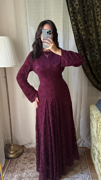 Robe Selma – bordeaux