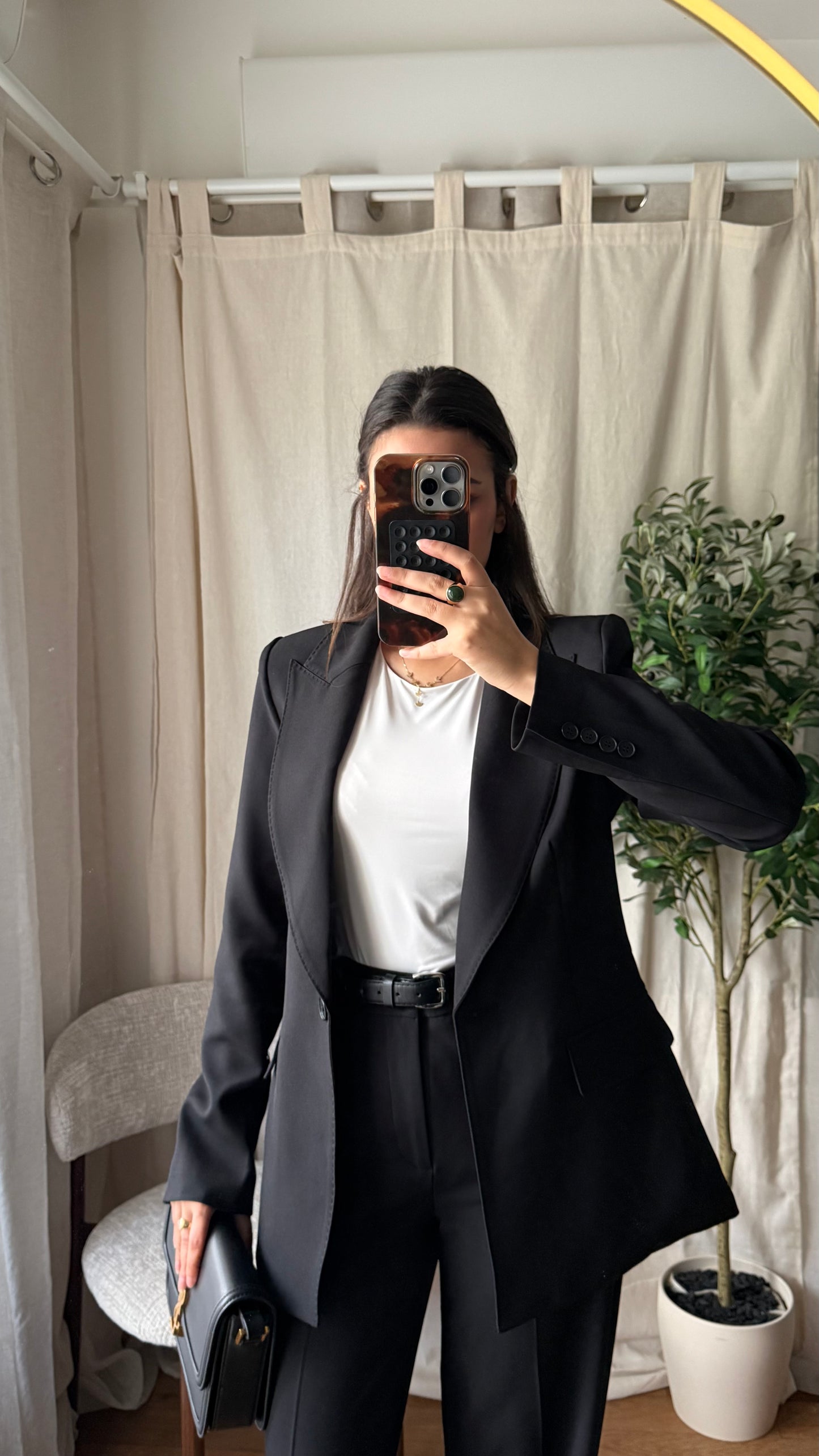 Tailleur Premium Noir – Blazer & Pantalon