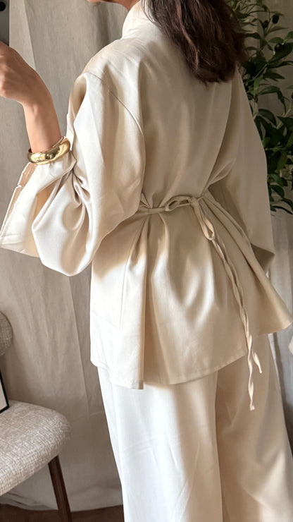 Ensemble pantalon Sakura / beige