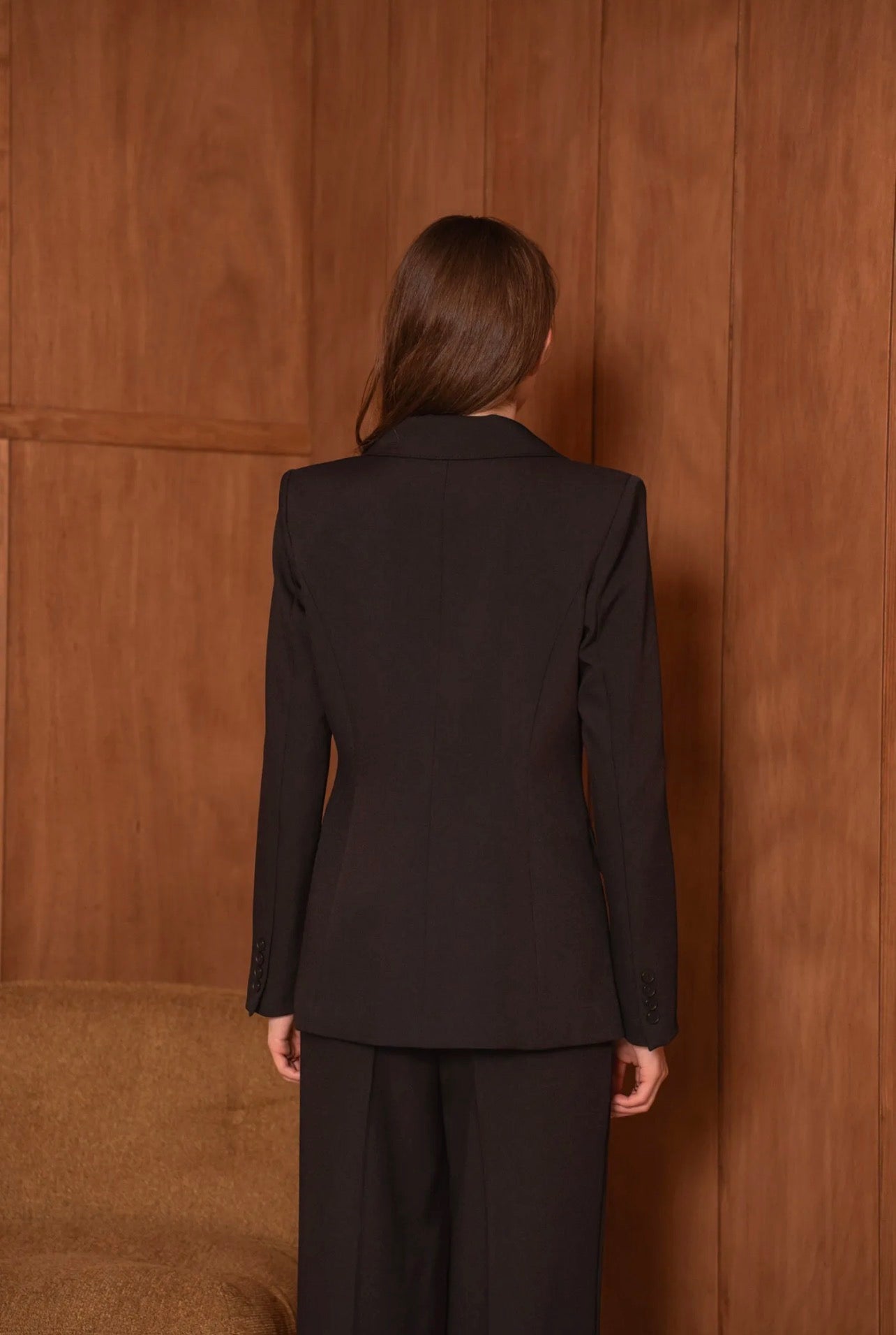 Tailleur Premium Noir – Blazer & Pantalon