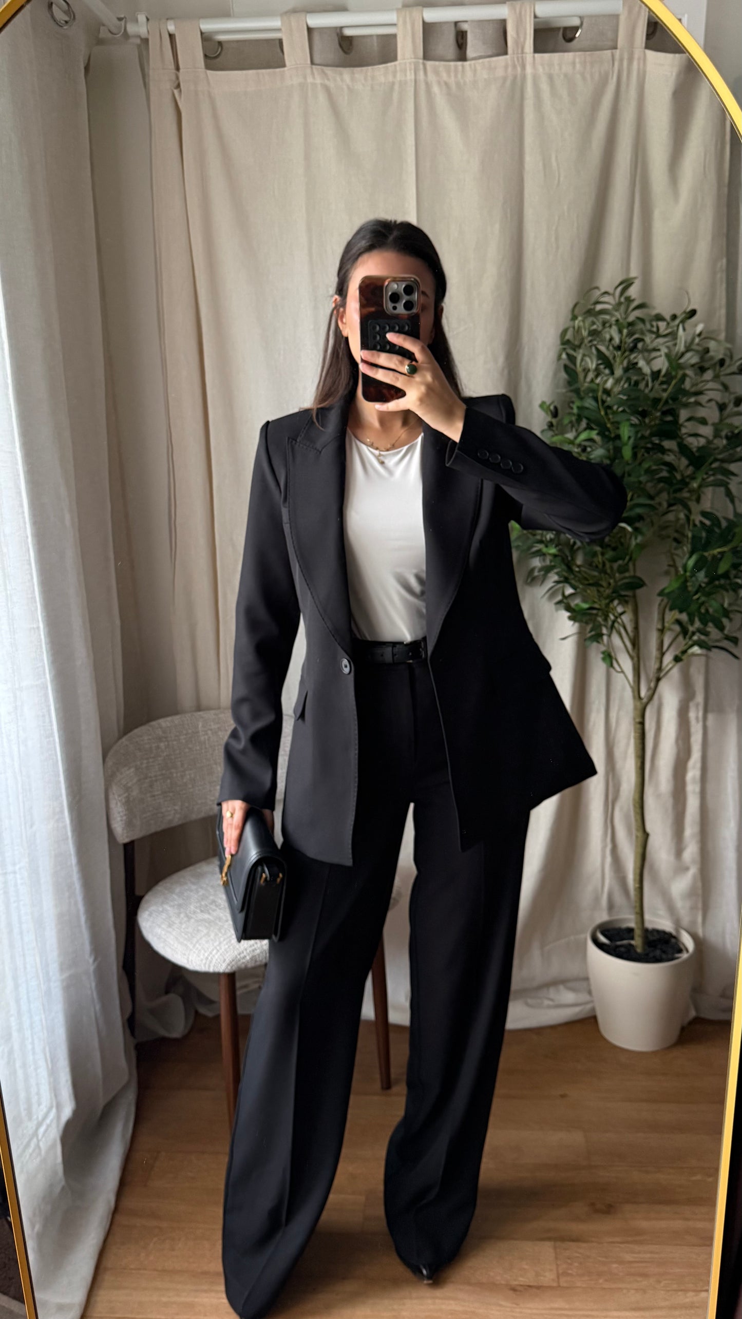 Tailleur Premium Noir – Blazer & Pantalon