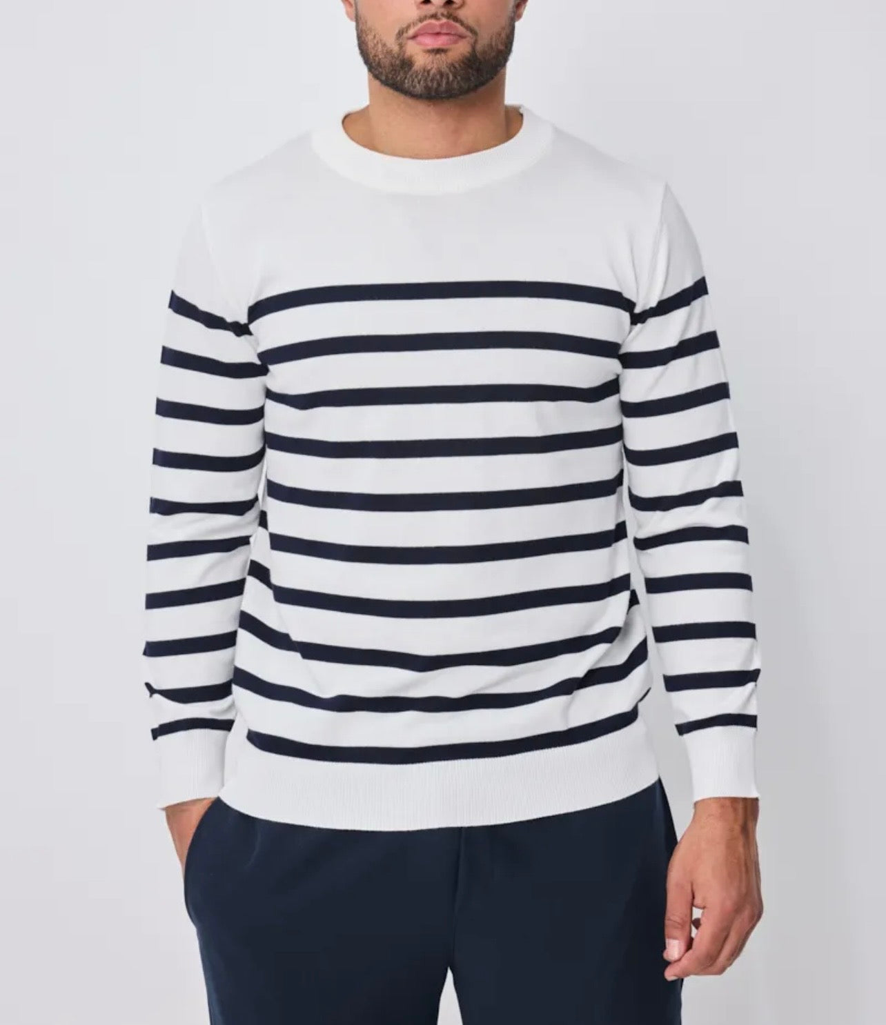Pull homme marinière – Style intemporel