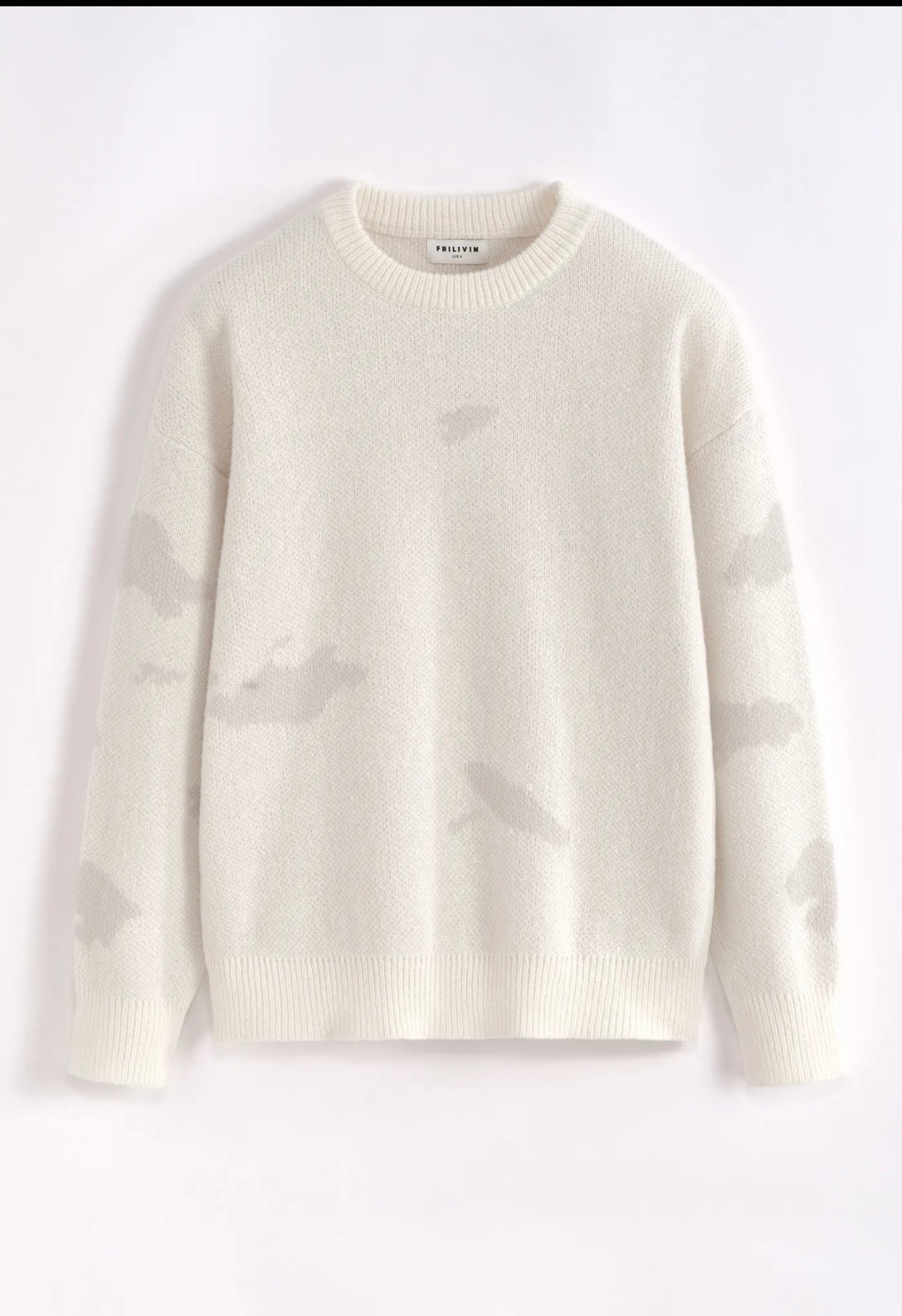 Pull col rond oversize homme beige bleu ciel confortable tendance Azayel