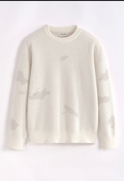 PULL COL ROND - Pullover - beige