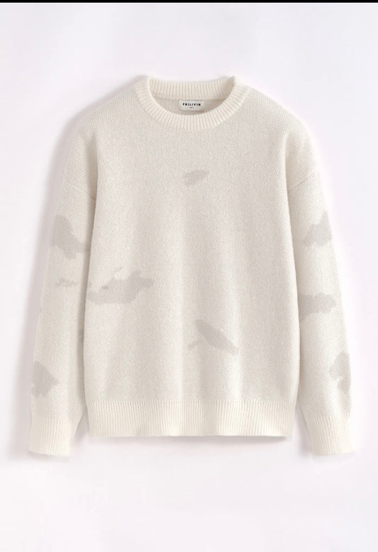 PULL COL ROND - Pullover - beige