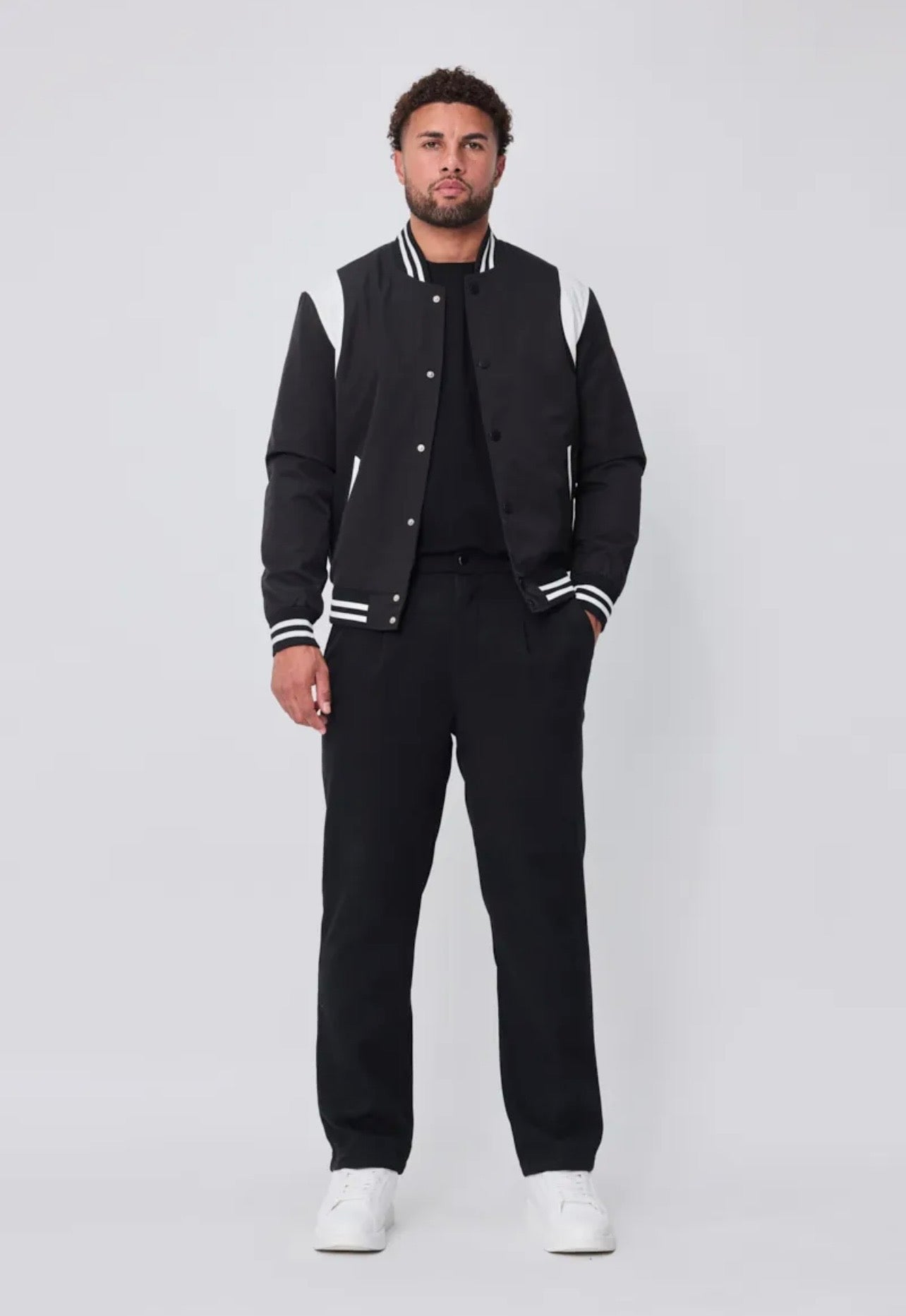 Veste style bombers bi couleur