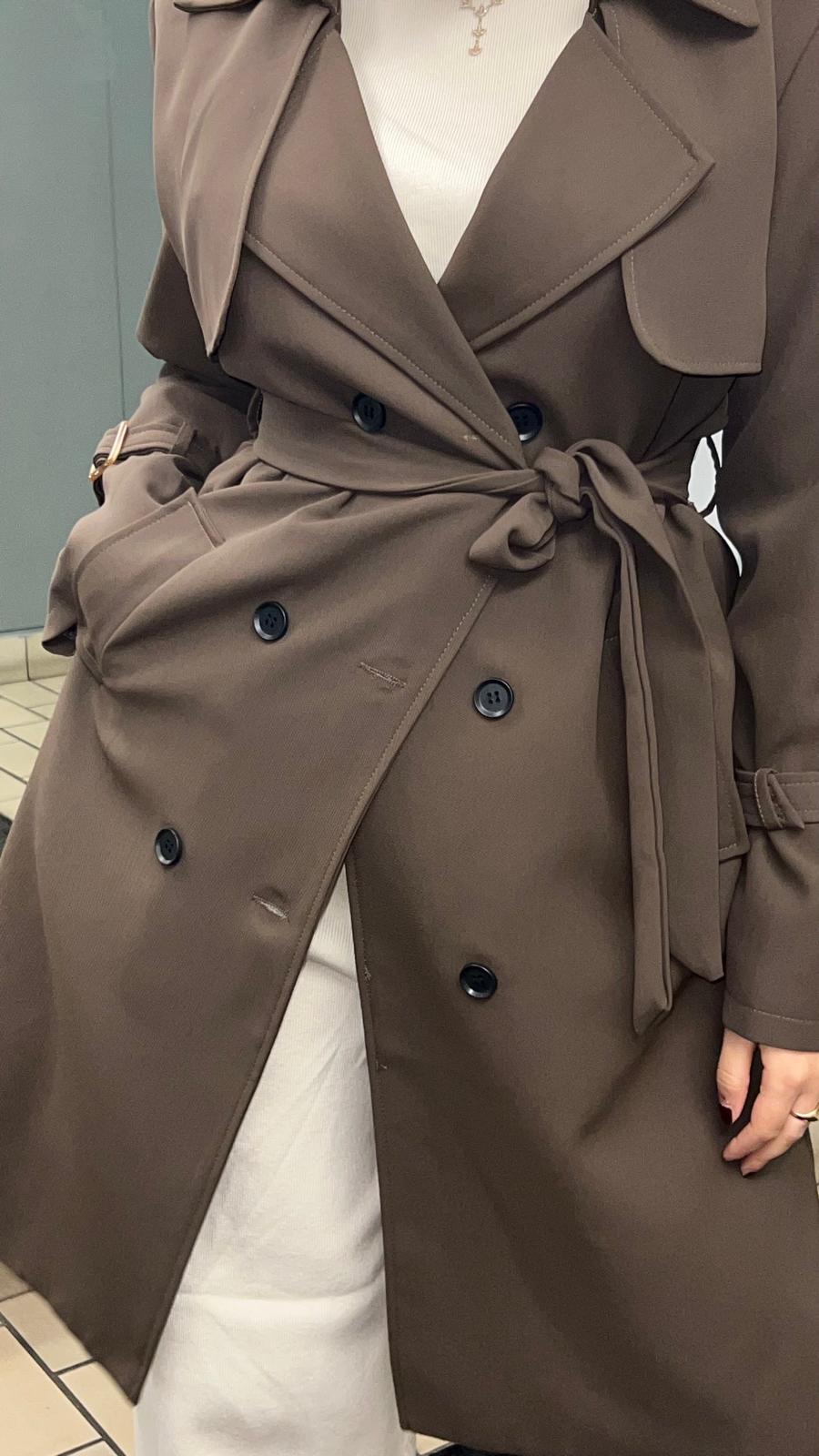 Trench-Coat Long Femme