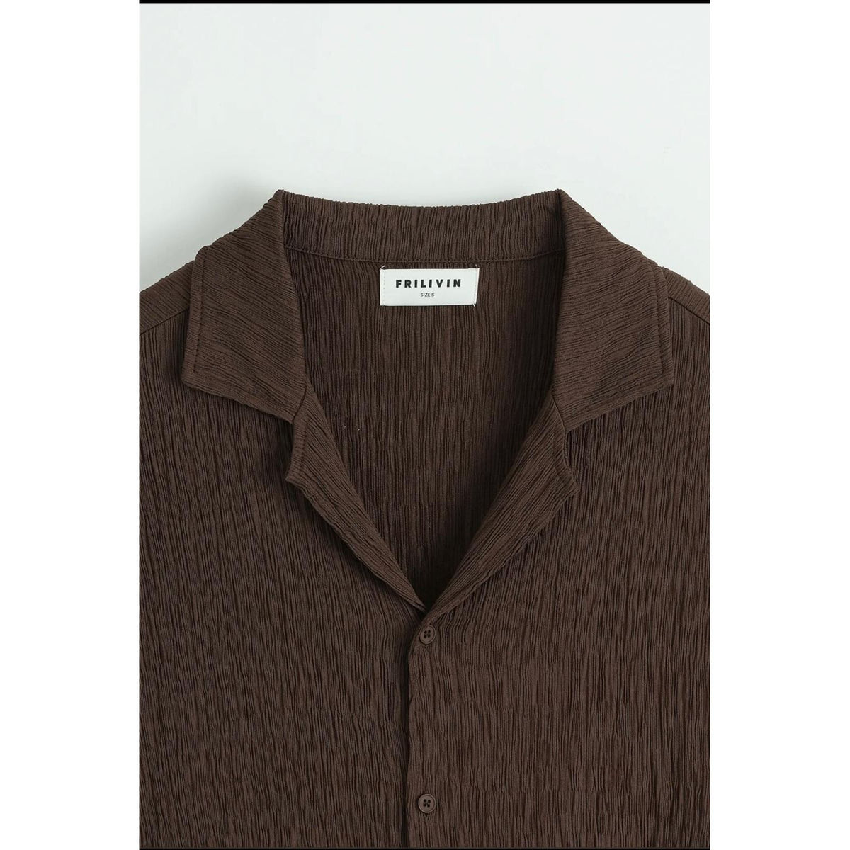 Ensemble Chemise & Short Marron Homme – Style Estival Minimaliste