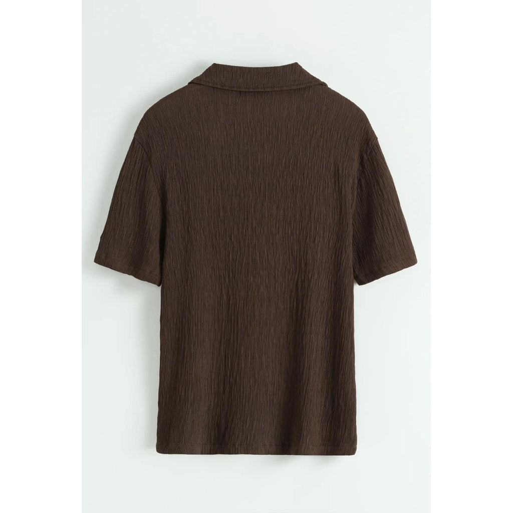 Ensemble Chemise & Short Marron Homme – Style Estival Minimaliste