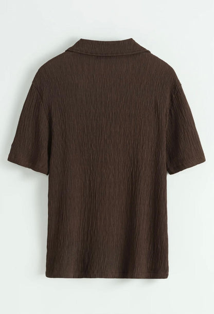 Ensemble Chemise & Short Marron