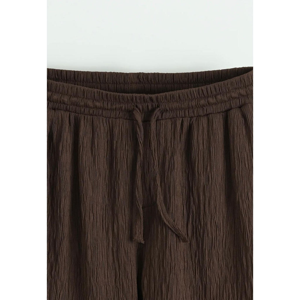 Ensemble Chemise & Short Marron Homme – Style Estival Minimaliste